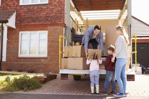 Office removal team planning a London workplace relocation